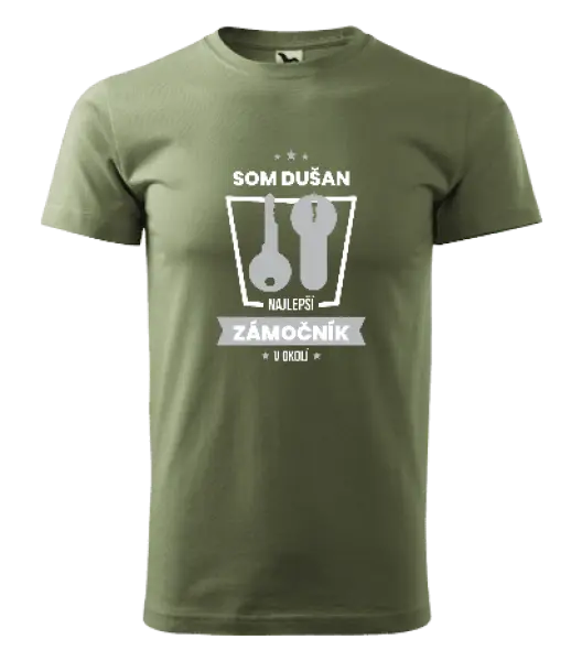 Pánske tričko Najlepší v okolí - zámočník