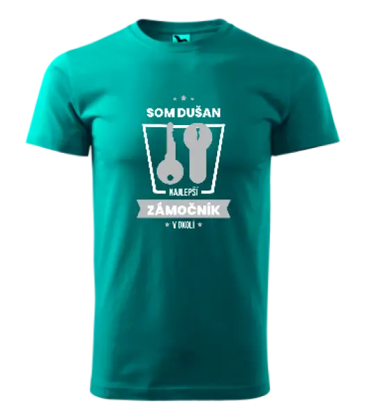 Pánske tričko Najlepší v okolí - zámočník