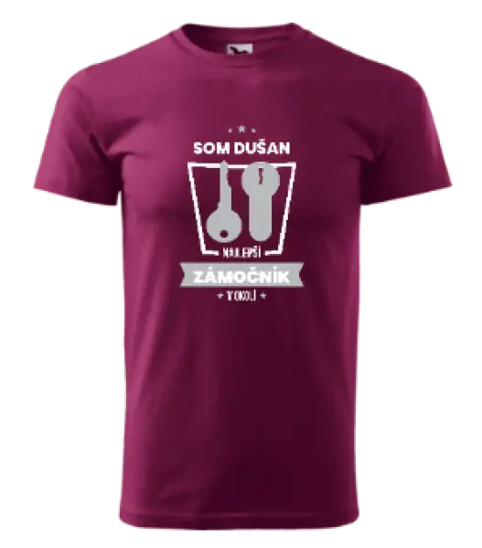 Pánske tričko Najlepší v okolí - zámočník