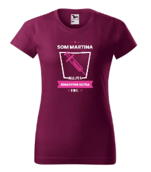 Dámske tričko Najlepší v okolí - zdravotná sestra