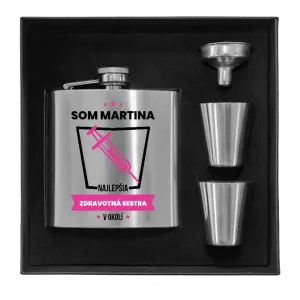 Ploskačka v krabičke Najlepší v okolí - zdravotná sestra