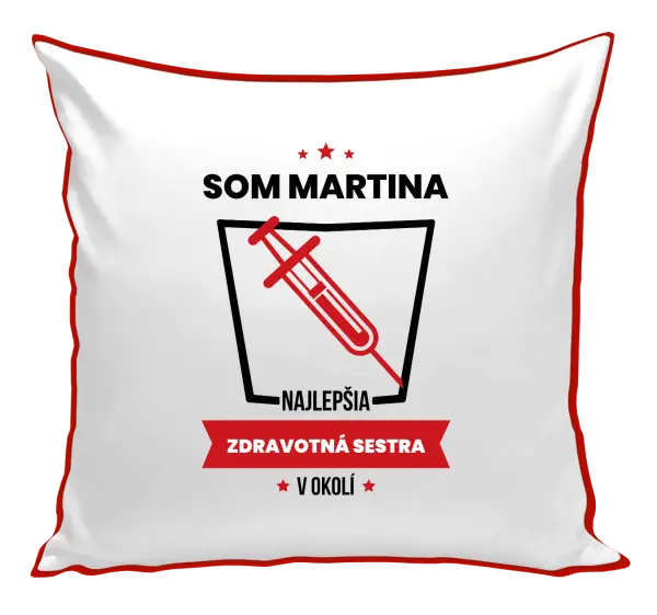 Vankúš Najlepší v okolí - zdravotná sestra