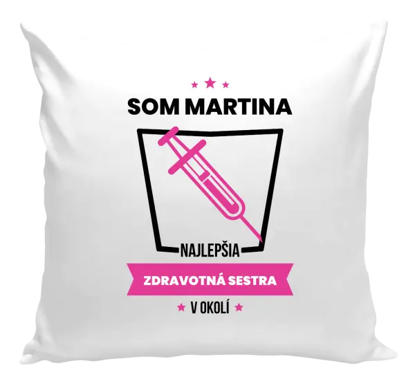 Vankúš Najlepší v okolí - zdravotná sestra