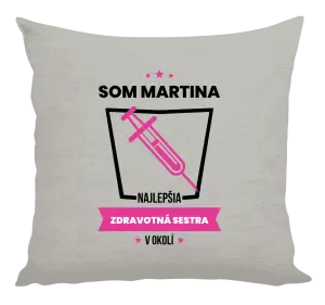 Vankúš Najlepší v okolí - zdravotná sestra