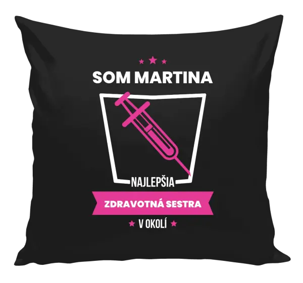 Vankúš Najlepší v okolí - zdravotná sestra