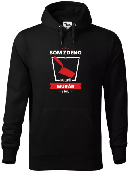 Pánska mikina Najlepší v okolí - murár