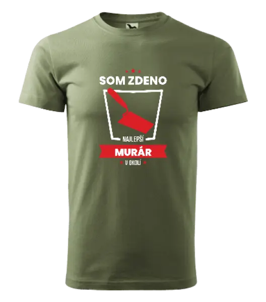 Pánske tričko Najlepší v okolí - murár