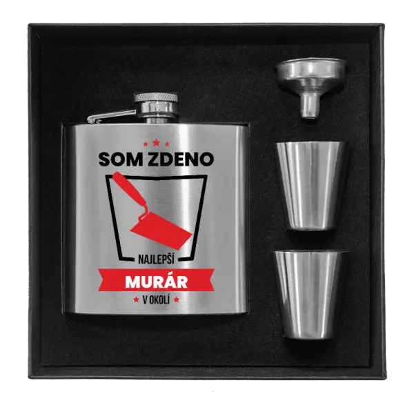 Ploskačka v krabičke Najlepší v okolí - murár