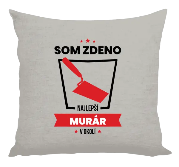 Vankúš Najlepší v okolí - murár