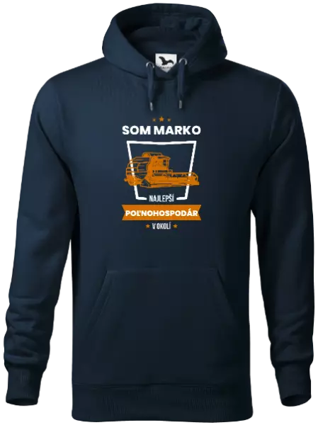 Pánska mikina Najlepší v okolí - poľnohospodár