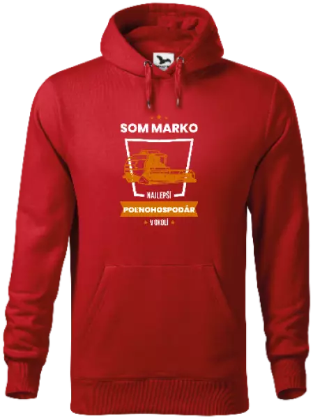 Pánska mikina Najlepší v okolí - poľnohospodár