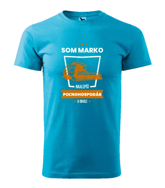 Pánske tričko Najlepší v okolí - poľnohospodár