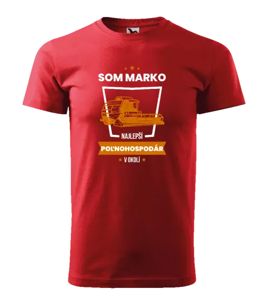 Pánske tričko Najlepší v okolí - poľnohospodár