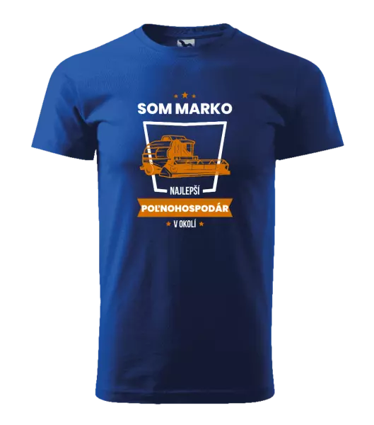 Pánske tričko Najlepší v okolí - poľnohospodár