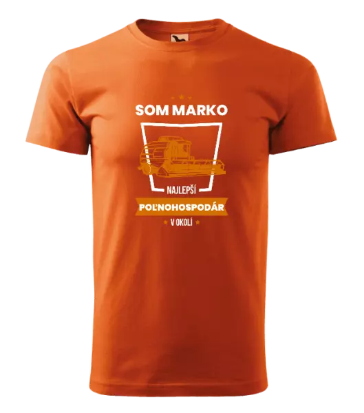 Pánske tričko Najlepší v okolí - poľnohospodár