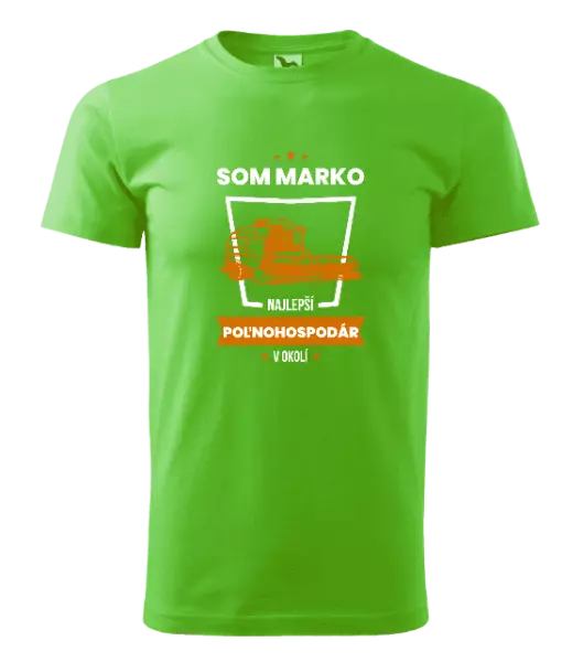 Pánske tričko Najlepší v okolí - poľnohospodár