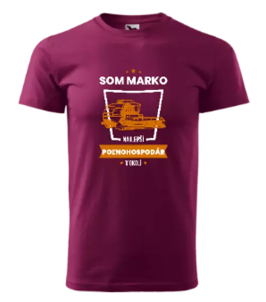 Pánske tričko Najlepší v okolí - poľnohospodár