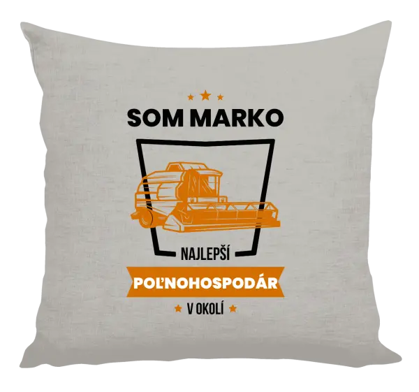 Vankúš Najlepší v okolí - poľnohospodár