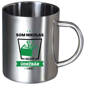 Nerezový hrnček Najlepší v okolí - údržbár