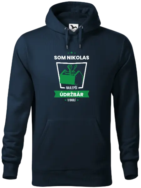 Pánska mikina Najlepší v okolí - údržbár