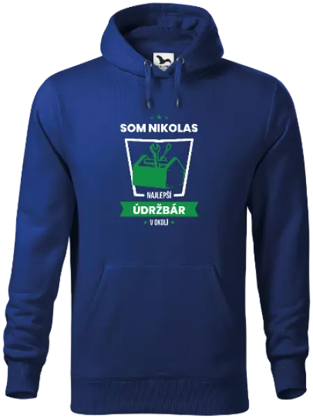 Pánska mikina Najlepší v okolí - údržbár
