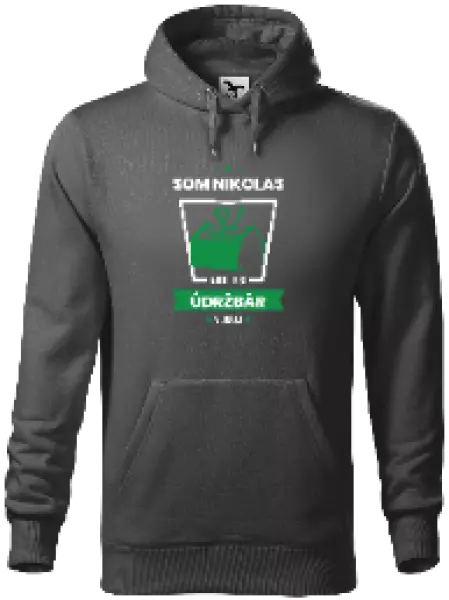 Pánska mikina Najlepší v okolí - údržbár