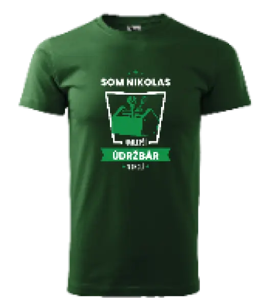 Pánske tričko Najlepší v okolí - údržbár