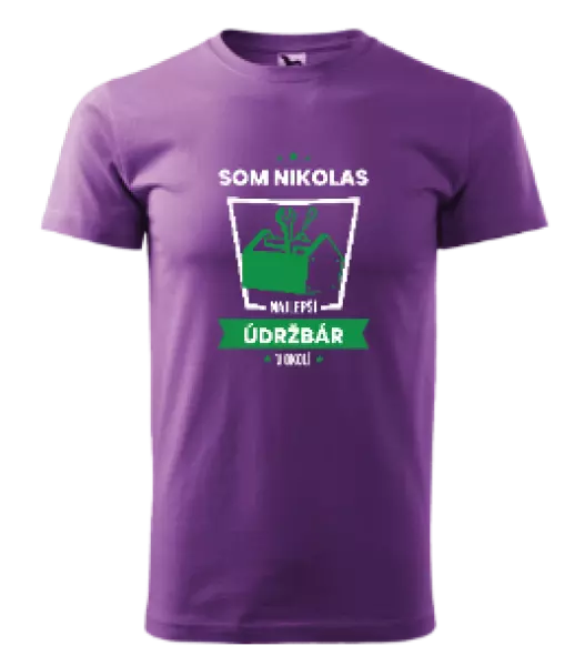 Pánske tričko Najlepší v okolí - údržbár