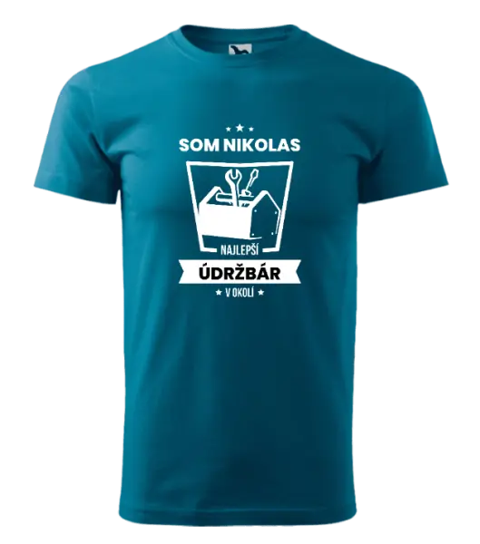 Pánske tričko Najlepší v okolí - údržbár