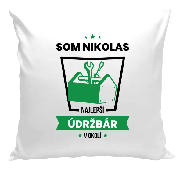 Vankúš Najlepší v okolí - údržbár