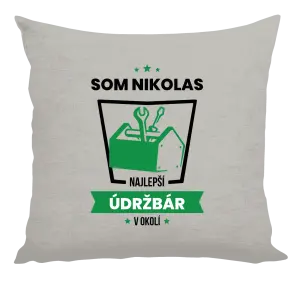 Vankúš Najlepší v okolí - údržbár