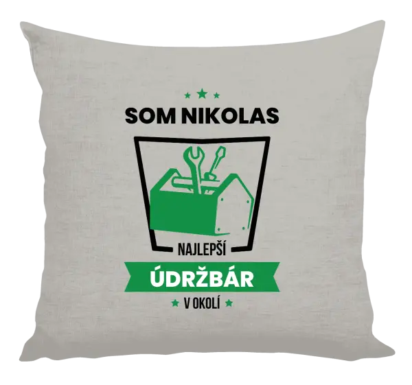 Vankúš Najlepší v okolí - údržbár