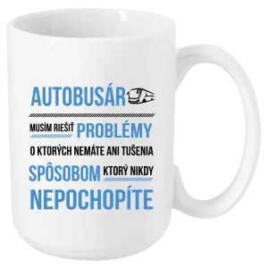 Hrnček Musím riešiť problémy - autobusár