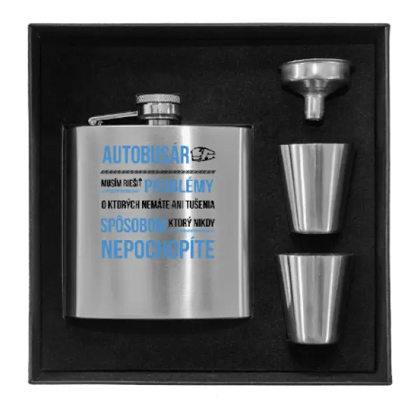 Ploskačka v krabičke Musím riešiť problémy - autobusár