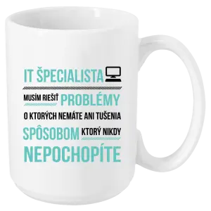 Hrnček Musím riešiť problémy - IT špecialista