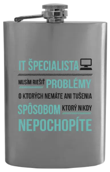 Ploskačka Musím riešiť problémy - IT špecialista