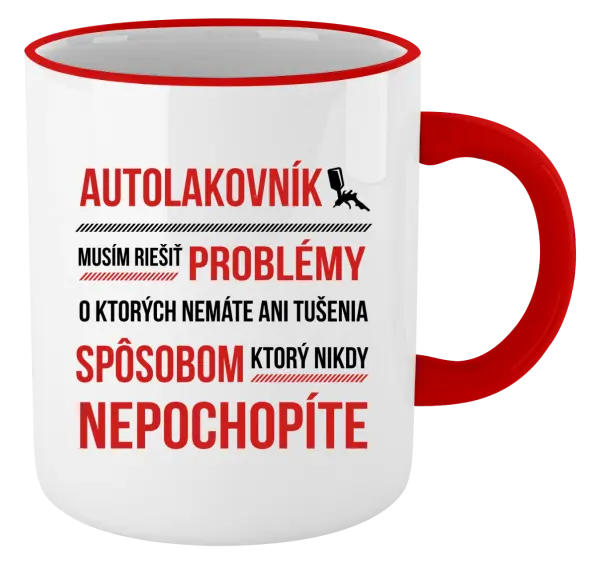 Hrnček Musím riešiť problémy - autolakovník
