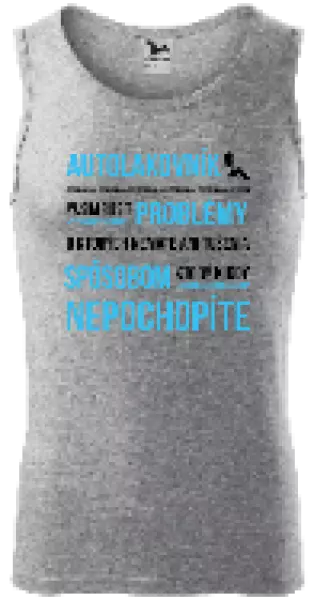 Pánske tielko Musím riešiť problémy - autolakovník