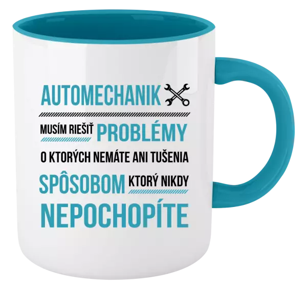 Hrnček  Musím riešiť problémy - automechanik