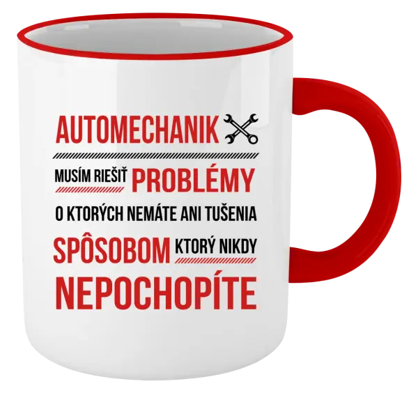 Hrnček Musím riešiť problémy - automechanik
