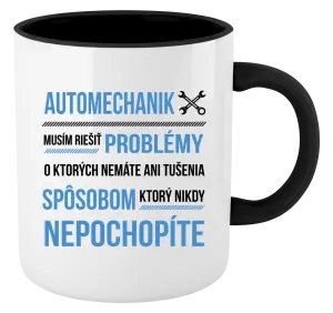 Hrnček  Musím riešiť problémy - automechanik