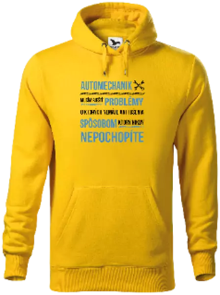 Pánska mikina Musím riešiť problémy - automechanik