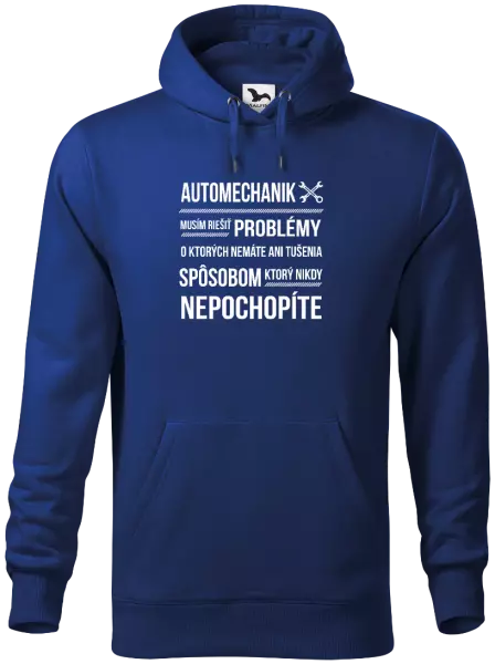 Pánska mikina Musím riešiť problémy - automechanik