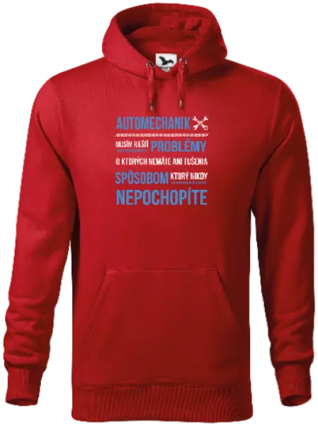 Pánska mikina Musím riešiť problémy - automechanik