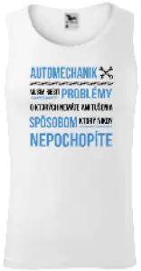 Pánske tielko Musím riešiť problémy - automechanik