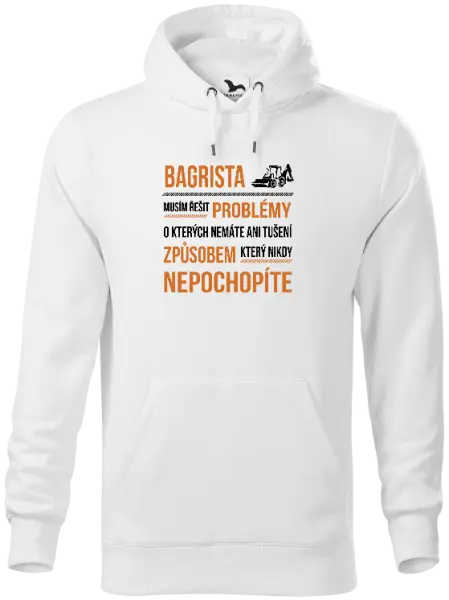 Pánska mikina Musím riešiť problémy - bagrista
