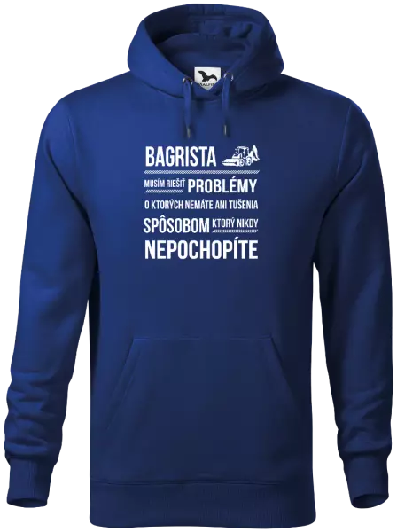 Pánska mikina Musím riešiť problémy - bagrista