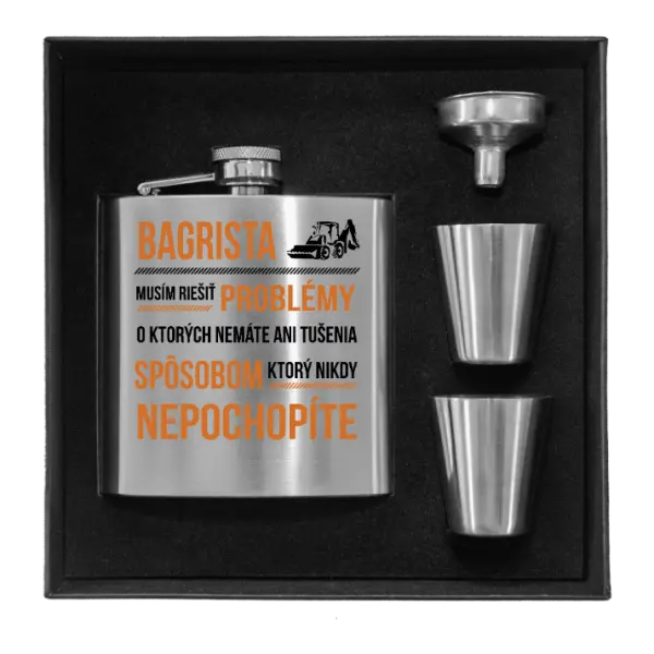 Ploskačka v krabičke Musím riešiť problémy - bagrista