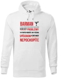 Pánska mikina Musím riešiť problémy - barman