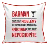 Vankúš Musím riešiť problémy - barman